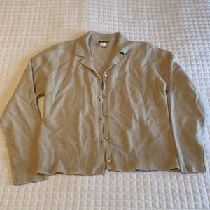 J. Crew Wool Button Up Cardigan